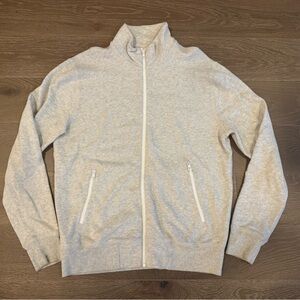 J. Crew Men’s Sporting Life Full Zip Sweatshirt / Gray / Size L